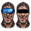 Frostface Cavity Carl Hood with and without ski goggles