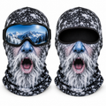 Frostface Frostbite Frank Hood with and without ski goggles