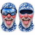 Frostface Sunburn Steve Hood with and without ski goggles